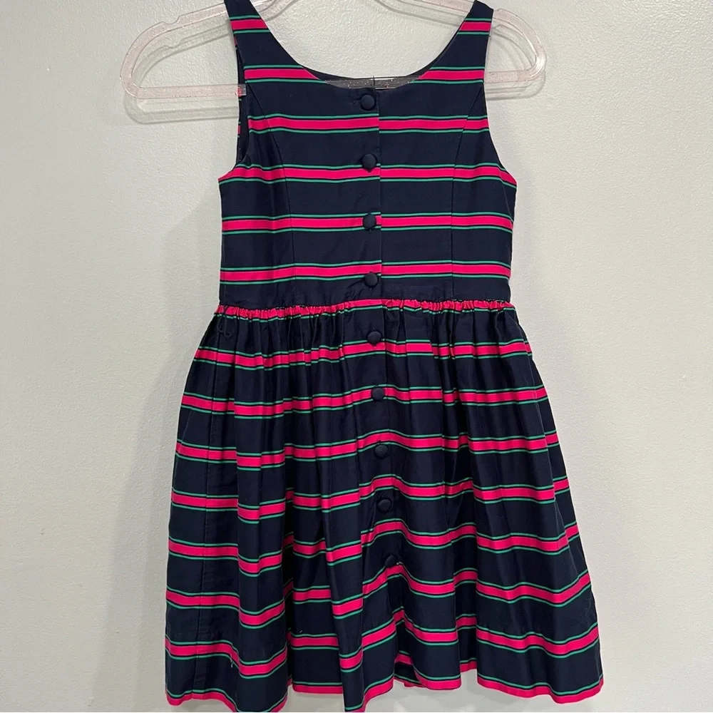 Ralph Louren girl striped‎ dress size 12
